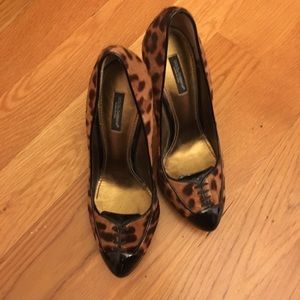 Dolce & Gabbana leopard stilettos